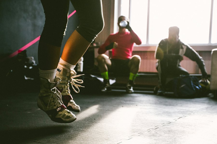 Entrenamiento funcional en gimnasio